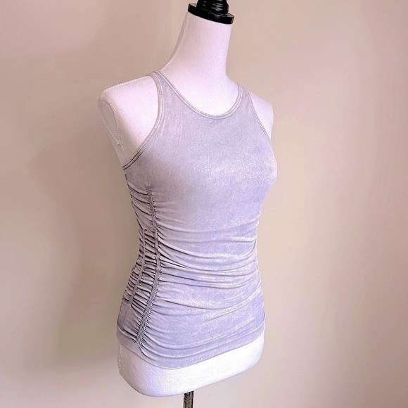 NWT NUX Spellbound Yoga Stretch Cami Tank Top Gray Mineral Size Small - Picture 15 of 16